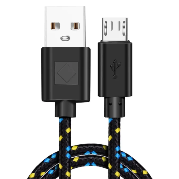Vumpach Nylon Braided Micro USB Cable 1m/2m/3m Data Sync USB Charger Cable For Samsung HTC LG Huawei Xiaomi Android Phone Cables
