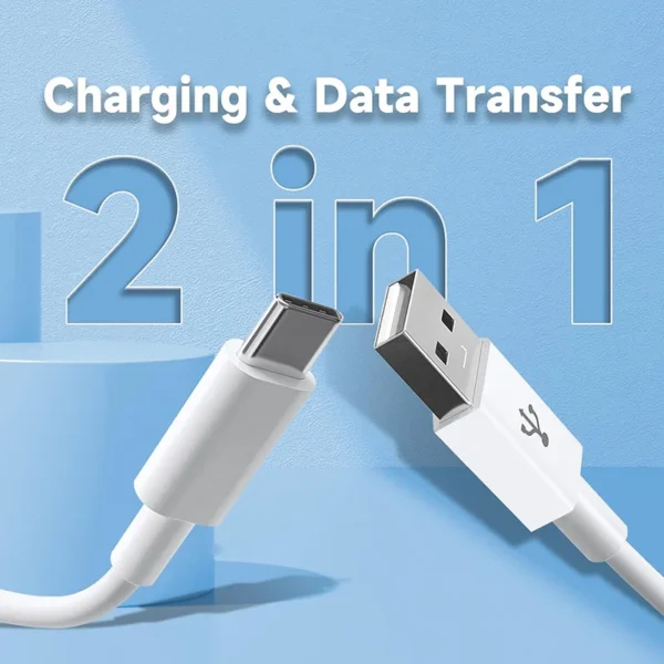 USB A to Type C Cable 3A Fast Charging Wire Mobile Phone Line USB C Adapter Cable Cord For Samsung Xiaomi Andriod Mouse Data