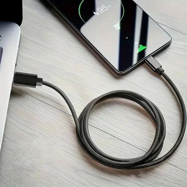 1/3PCS USB C to USB C 60W fast mobile phone fast charging data cable, suitable for iPhone 15, Samsung, Huawei, Xiaomi and other