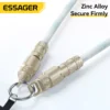 Essager 2 in 1 Type-C C To Type-C Fast Charging Cable Data Cord with Neck Straps Lanyard 60W PD Cable For iPhone Samsung Huawei