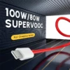 Original 100W SuperVOOC Fast Charging Cable For Oneplus 12 11 10 13 Pro 13r 12r Nord CE 3 4 Lite Ace 5 Pro USB Type C Date Cable