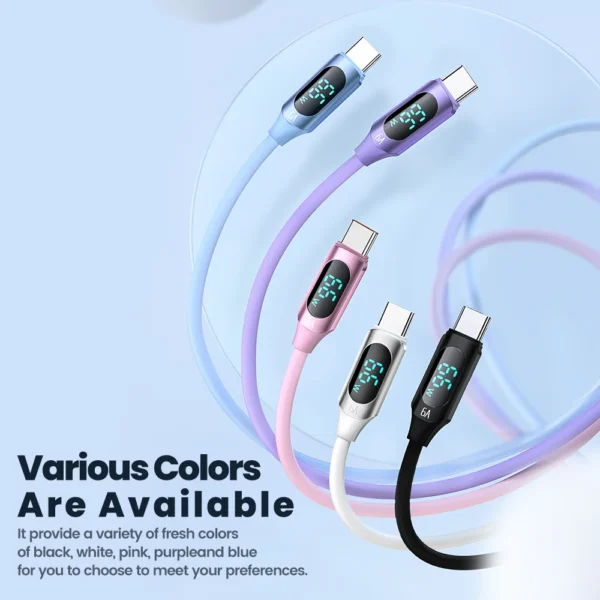 kf-See4dee8465a3464eb10b1e0dbe9ae2e9u Toocki 66W USB A To Type C Cable PD Fast Charging Charger USB A to USB C Display Cable For Xiaomi POCO f3 Realme Macbook iPad